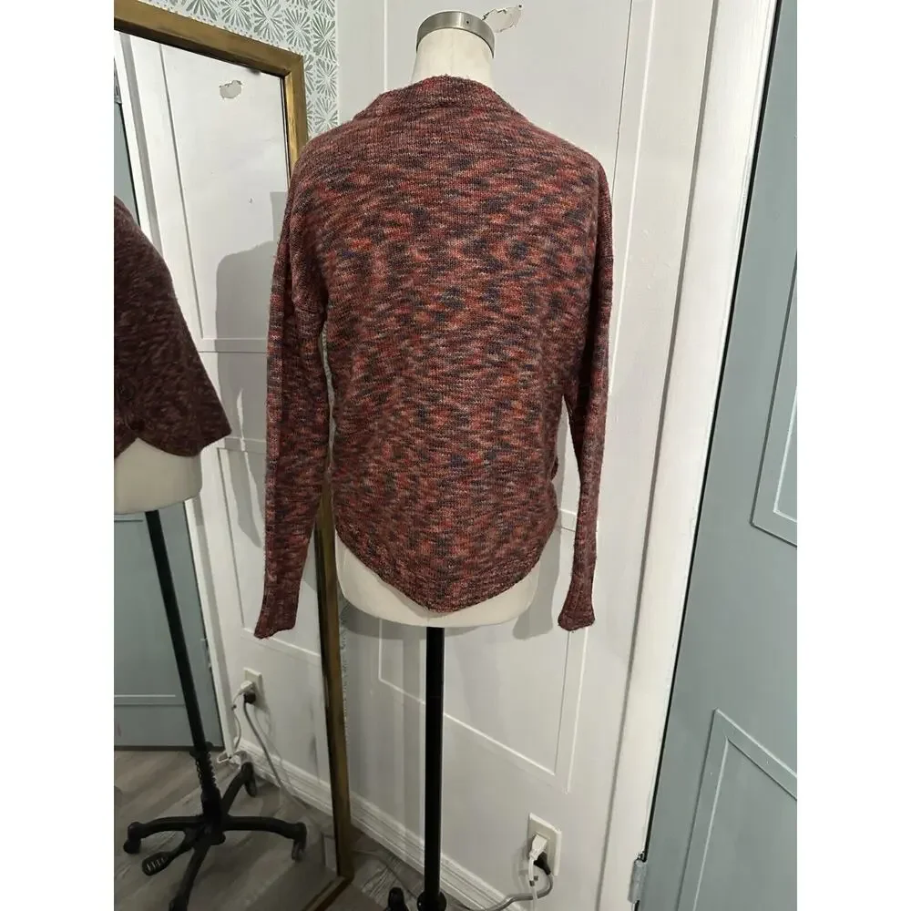 Madewell Space Dye Birchmont Side Button Pullover Sweater XXS - Picture 6 of 11